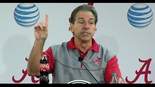 Nick Sabans rant on AlabamaGeorgia Southern game in 2011 [upl. by Atinrev]