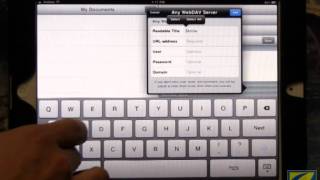 Using WebDAV on the iPad [upl. by Lohse220]