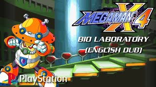 Mega Man X4  Bio Laboratory English Dub  PlayStation [upl. by Ynohtnacram]