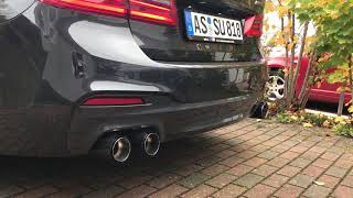 Eisenmann G30 M550i Performance Exhaust System [upl. by Ethelda]