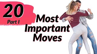 20 MOST Important Bachata Sensual Moves You MUST Know Part 1 [upl. by Swann]