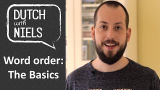 Learn Dutch Word order The basics of building a sentence  with Niels [upl. by Dehnel]