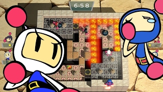 Super Bomberman R 4Player Gameplay Nintendo Switch [upl. by Livvy]