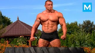 STRONGEST MMA FIGHTER  Mariusz Pudzianowski  Muscle Madness [upl. by Grondin]