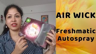 Airwick Freshmatic Auto spray  Installation amp Review  How to Use  Room freshener  Air Freshner [upl. by Garris]