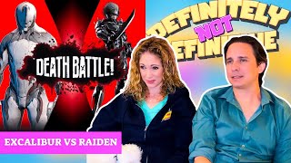 Death Battle Excalibur vs Raiden Reaction  Waframe vs Metal Gear [upl. by Annehsat]