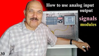 How to use analog inputoutput signals modules  analog input output programming examples [upl. by Enihpets219]