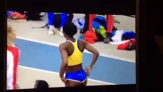 Khaddi Sagnia hot black swedish long jumper rio 2016 KANONI NET [upl. by Ennaecarg]