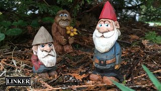 Carve A Gnome From a Block of Wood  Beginners Full Tutorial DIY [upl. by Enelyam]