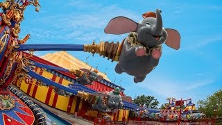 Dumbo The Flying Elephant  Magic Kingdom Full Ride Through [upl. by Belvia]