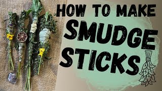 How to Make Smudge Sticks  DIY Motherwort Smudge Sticks  Foraging  Natural Crafting  Smudging [upl. by Natsyrt]