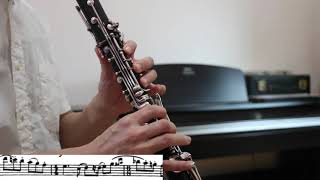 Malcolm Arnold Clarinet Sonatina Op 29  I Allegro con brio [upl. by Gavriella]