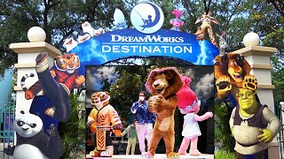 DreamWorks Destination New Character Experience at Universal Orlando Meet amp Greet Dance Party 2021 [upl. by Sharman636]