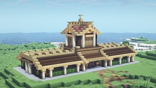 Minecraft Tutorial  How to Build a Villager Trading Post 39 [upl. by Racklin]