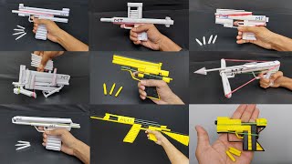 My All Paper Guns That Shoots Paper Bullets  How To Make Paper Guns Easy Tutorials  Mad Times [upl. by Lukas978]