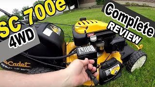 Cub Cadet self propelled lawn mower review  SC 700e [upl. by Nrol]