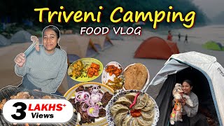 Triveni Camp Food Vlog  Offbeat Place in North Bengal Teesta Riverside Camping  Episode1 [upl. by Nomla812]