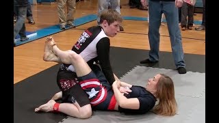 107 • Girls Grappling NoGi Match • Women Wrestling BJJ MMA Female Fight [upl. by Ihtraa]