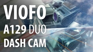 Review Viofo A129 Duo dash cam frontrear with parking mode 1080p30 f16 [upl. by Icaj]