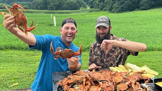 Maryland Steamed Crabs Vs Florida Boild Crabs Catch Clean Cook the Results are Amazing [upl. by Sall]