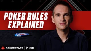 Poker Rules and Etiquette for Beginners  PokerStars Learn [upl. by Biles]