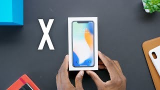 Apple iPhone X Unboxing [upl. by Yrevi]