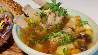 Ciorba de oase de porc reteta veche de familiePork bone soup old family recipe [upl. by Zeugirdor]