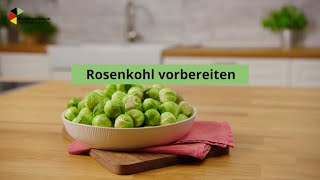 Rosenkohl vorbereiten [upl. by Jar291]