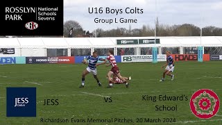 2024 Rosslyn Park Schools Sevens U16 Boys Colts [upl. by Nolrev]