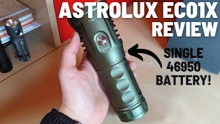 Astrolux EC01X Review  46950 Battery Flashlight with SBT902 LED [upl. by Maxantia192]