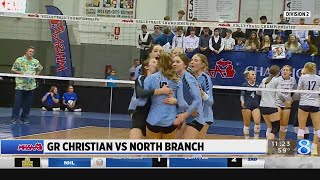 MHSAA volleyball highlights Nov 16 2023 [upl. by Westerfield985]