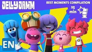 Jelly Jamm Best Moments Collection 25 min Cartoons in English for Kids [upl. by Center903]