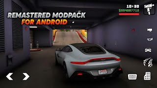 GTA SA FULL REMASTERED MODPACK ANDROID DETAILS REVIEW [upl. by Line871]