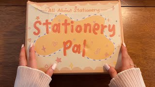 ASMR  stationery HAUL from Stationery Pal 💕  haul 7 [upl. by Ecirtac]