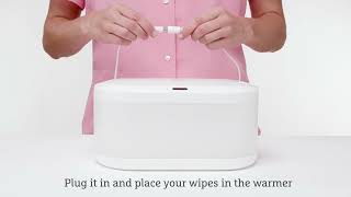 Munchkin Touch Free Wipe Warmer How to Use [upl. by Dunton]