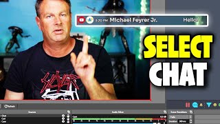 Add Select Chat In OBS  The Holy Grail FREE Addon [upl. by Nahtam258]