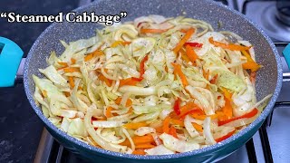 Jamaican Steamed Cabbage  Jamaican Stir fry Cabbage  TERRIANN’S KITCHEN [upl. by Malsi]