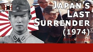 Last Japanese soldier to surrender 29 years after WW2 ended  Hiroo Onodas 1974 surrender [upl. by Nyrak679]