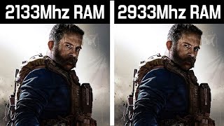 2133Mhz RAM vs 2933Mhz RAM  Test in 6 Games [upl. by Eitsirc430]