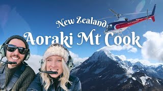 We took a Helicopter to the Top of Mt Cook [upl. by Lirbij87]