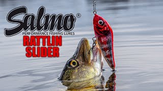 PIKE ON THE SALMO RATTLIN SLIDER  Pike fishing with lures [upl. by Yraillih]