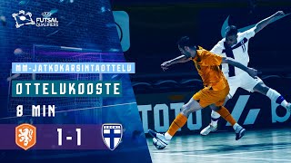 Highlights 8 min  Hollanti–Suomi 1–1  FIFA Futsal World Cup 2024 qualifications  1342024 [upl. by Siddra239]