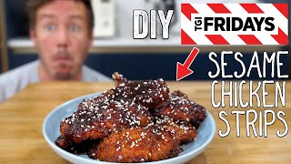 Homemade TGI Fridays Sesame Chicken Strips [upl. by Prosser813]