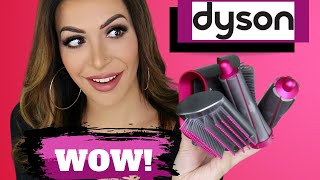 Dyson Airwrap Full Set Review  Airwrap Attachments Explained [upl. by Nsaj297]