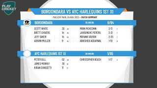 Boroondara v AYC Harlequins 1st XI [upl. by Stefanie]