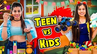 Teen vs Kids  Sanjhalika Vlog [upl. by Philipines794]