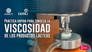 Práctica rápida para conocer la viscosidad de los productos lácteos [upl. by Howland]