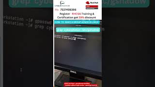 How to Make a User Group Admin in Linux 💻🚀  Ameerpet Hyderabad linux redhat  PH9704687823 [upl. by Iggem798]