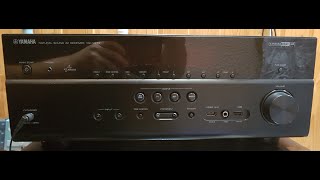 Receiver Yamaha RXV675 network [upl. by Notsew228]