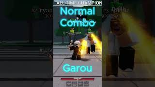 Garou Combo roblox tsb thestrongestbattlegrounds edit gojo kj garou combo death robloxian [upl. by Lombard]